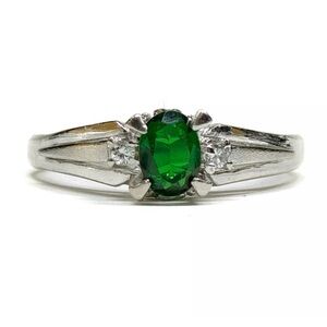 Real solid platinum ring